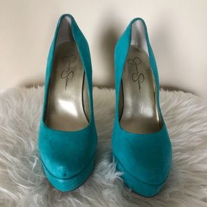 Teal Pumps